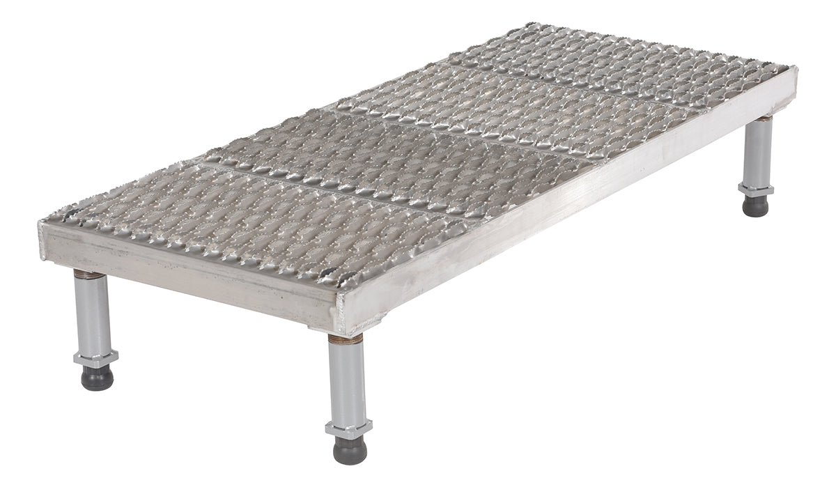 19" x 48" Aluminum Heavy-Duty Adjustable Serrated Work Mate Stand