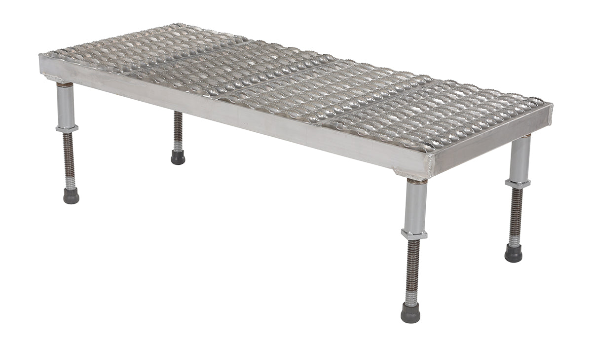 19" x 48" Aluminum Heavy-Duty Adjustable Serrated Work Mate Stand