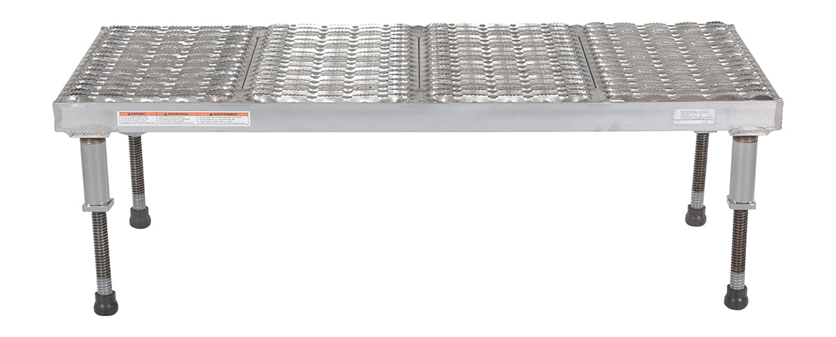 19" x 48" Aluminum Heavy-Duty Adjustable Serrated Work Mate Stand