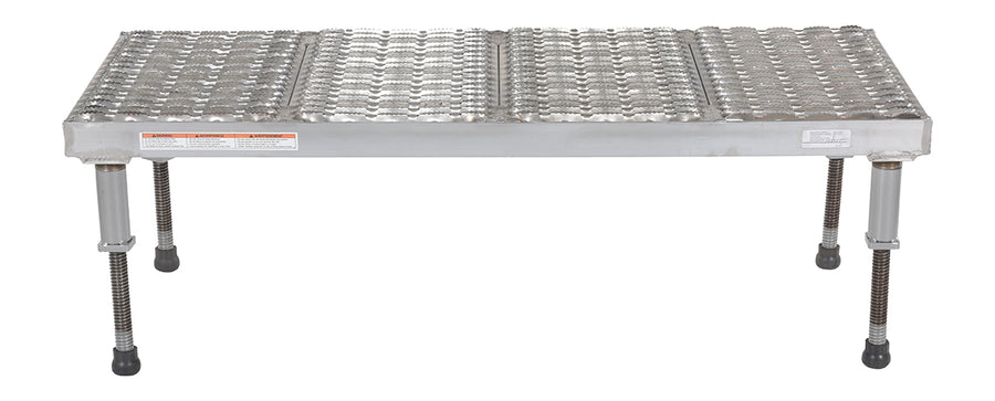 19" x 48" Aluminum Heavy-Duty Adjustable Serrated Work Mate Stand