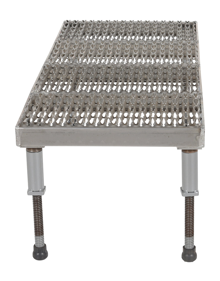 19" x 48" Aluminum Heavy-Duty Adjustable Serrated Work Mate Stand