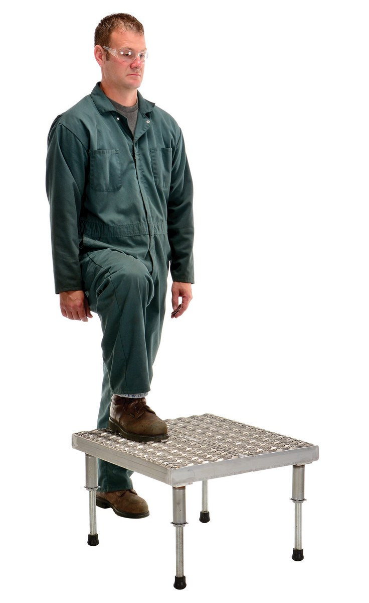 24" x 24" Aluminum Heavy-Duty Adjustable Serrated Work Mate Stand