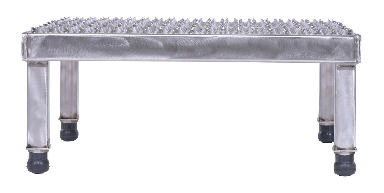 24" x 24" Stainless Steel Heavy-Duty Adjustable Serrated Work Mate Stand
