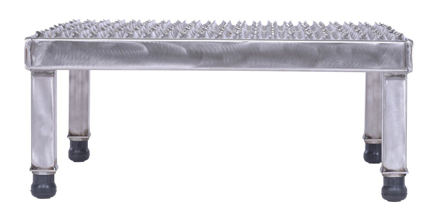 24" x 24" Stainless Steel Heavy-Duty Adjustable Serrated Work Mate Stand