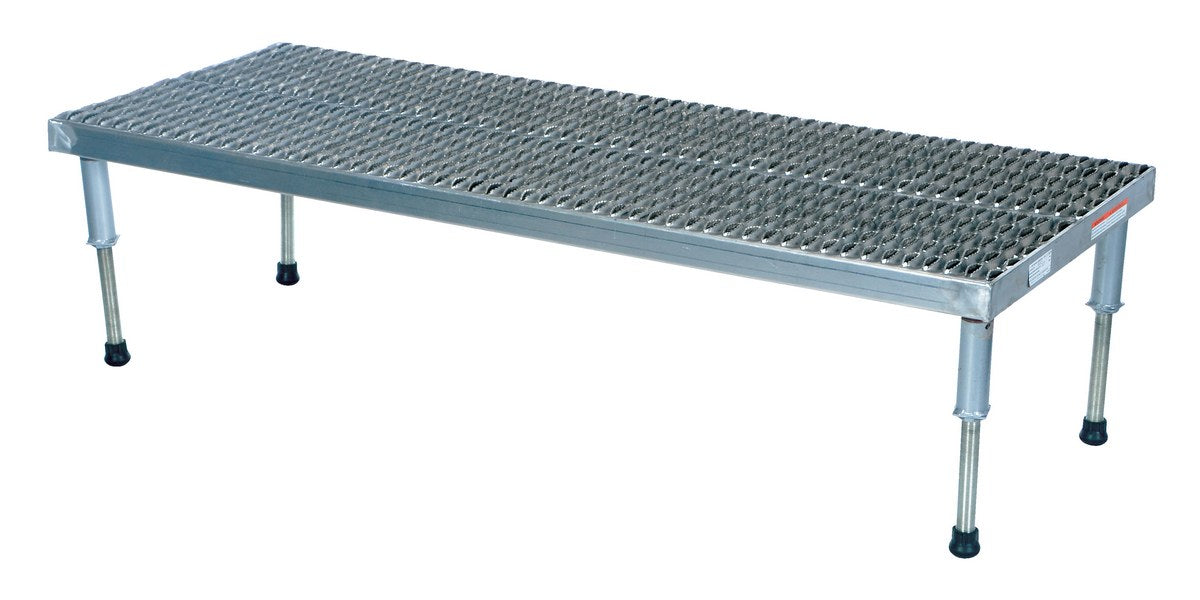 24" x 60" Aluminum Heavy-Duty Adjustable Serrated Work Mate Stand