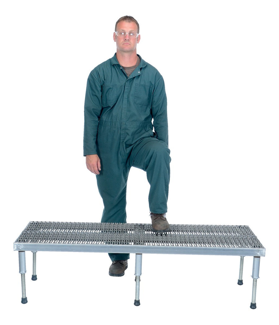 24" x 60" Aluminum Heavy-Duty Adjustable Serrated Work Mate Stand