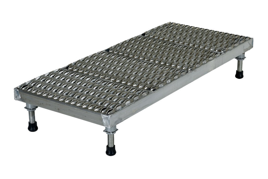 19" x 48" Aluminum Light-Duty Adjustable Serrated Work Mate Stand