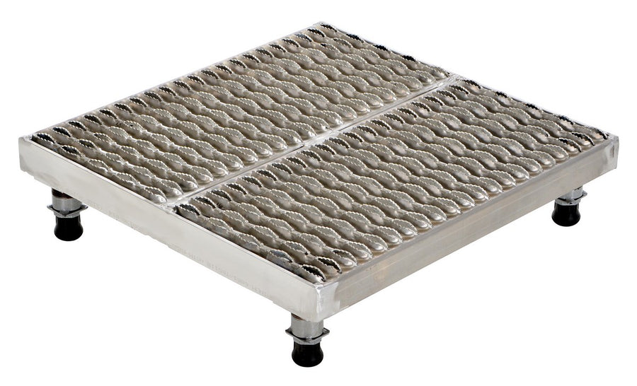 24" x 24" Aluminum Light-Duty Adjustable Serrated Work Mate Stand