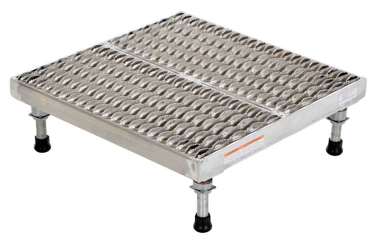 24" x 24" Aluminum Light-Duty Adjustable Serrated Work Mate Stand