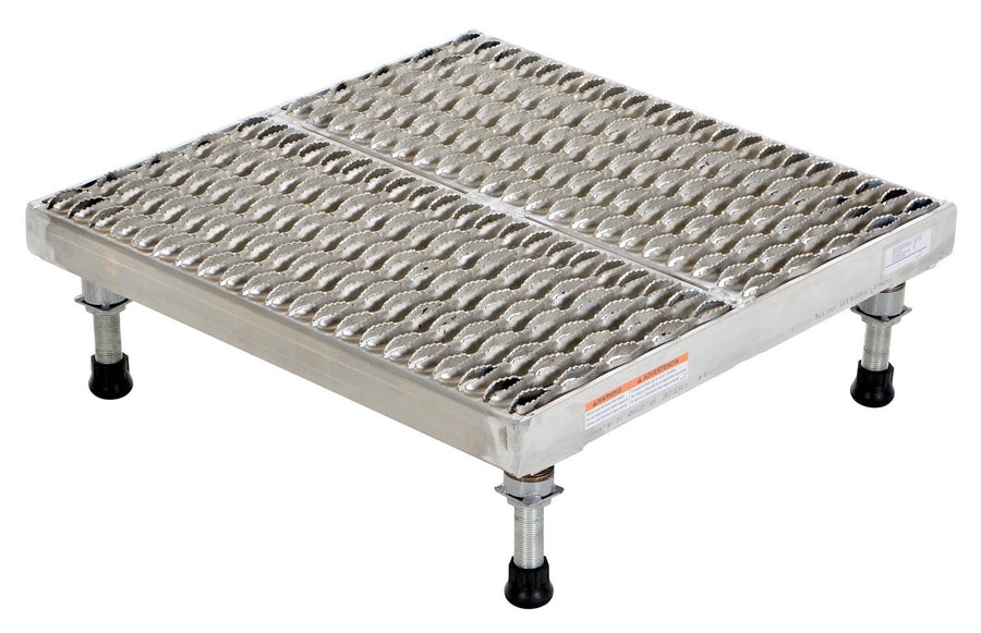 24" x 24" Aluminum Light-Duty Adjustable Serrated Work Mate Stand