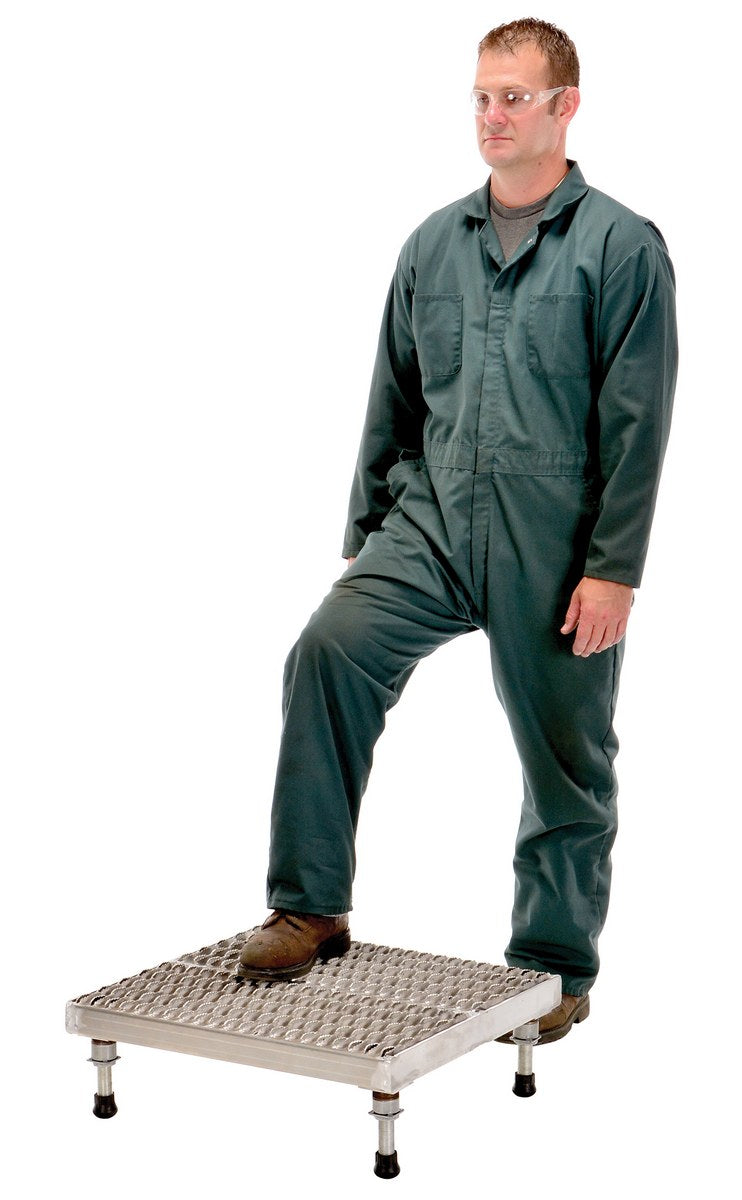 24" x 24" Aluminum Light-Duty Adjustable Serrated Work Mate Stand