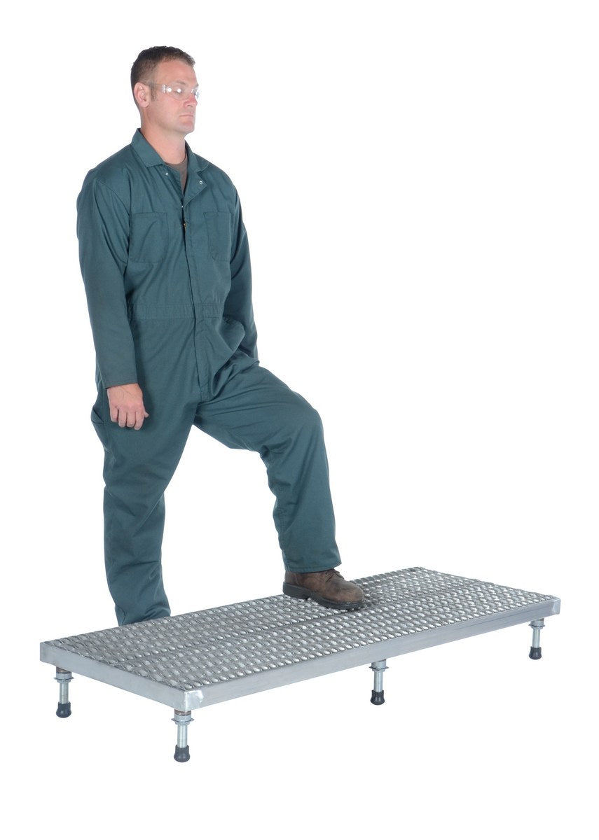 24" x 60" Aluminum Light-Duty Adjustable Serrated Work Mate Stand