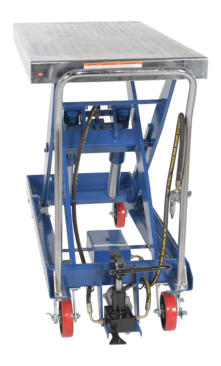 AIR PARTIAL STEEL CART 2000 LB 24X47.25