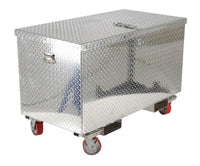 Thumbnail for ALUMINUM TOOL BOX-CASTERS/FORKS 24 X 48 - Model APTS-2448-CF