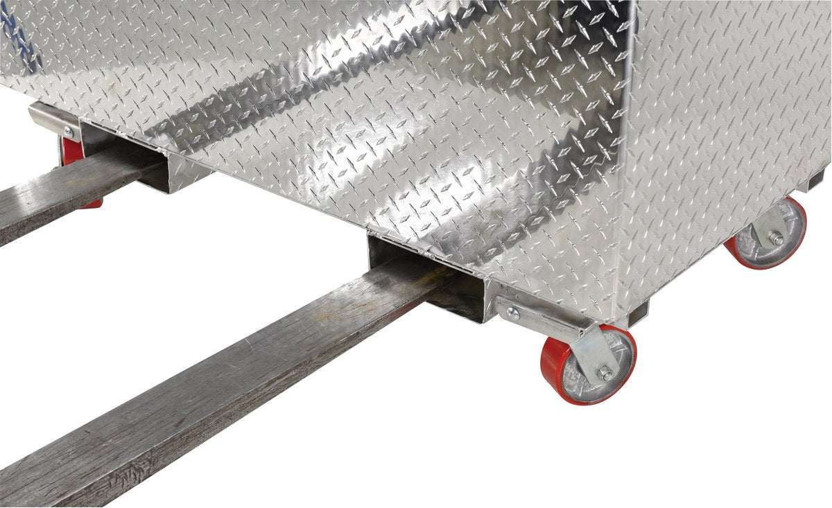 ALUMINUM TOOL BOX-CASTERS/FORKS 24 X 48 - Model APTS-2448-CF