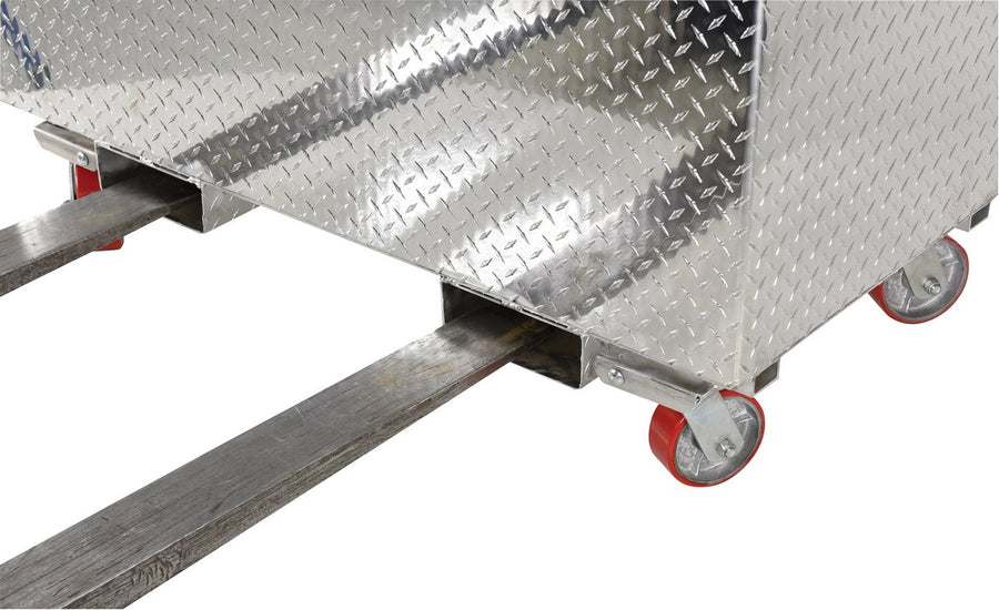 ALUMINUM TOOL BOX-CASTERS/FORKS 24 X 48 - Model APTS-2448-CF