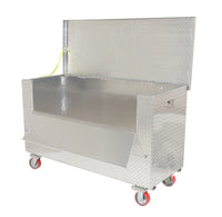 Thumbnail for ALUM TOOL BOX FOLD DOWN -CASTERS 30X60 - Model APTS3060CFD