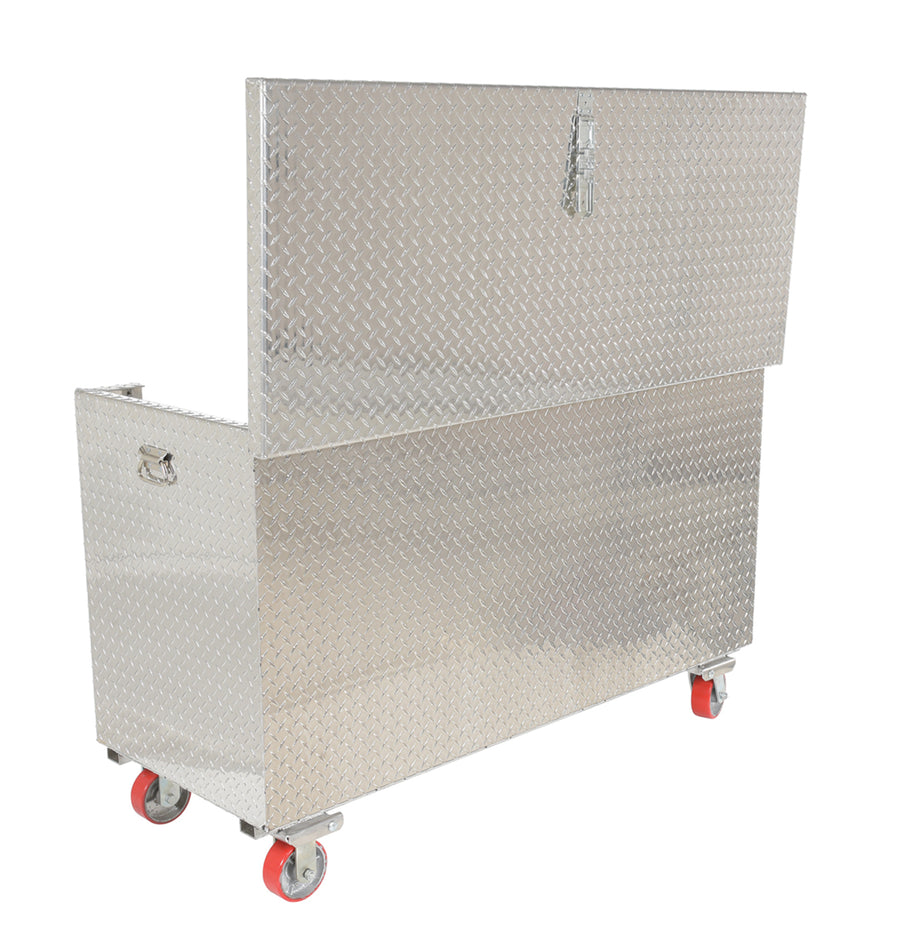 ALUM TOOL BOX FOLD DOWN -CASTERS 30X60 - Model APTS3060CFD