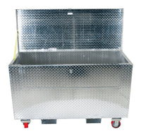 Thumbnail for ALUM TOOL BOX FOLD DWN CASTER/FORK 30X60 - Model APTS3060CFFD