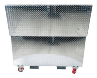 Thumbnail for ALUM TOOL BOX FOLD DWN CASTER/FORK 30X60 - Model APTS3060CFFD