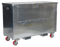 Thumbnail for ALUM TOOL BOX FOLD DWN CASTER/FORK 36X60 - Model APTS3660CFFD