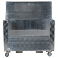 Thumbnail for ALUM TOOL BOX FOLD DWN CASTER/FORK 36X60 - Model APTS3660CFFD