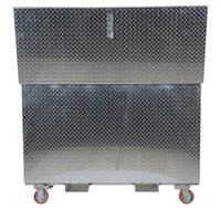 Thumbnail for ALUM TOOL BOX FOLD DWN CASTER/FORK 36X60 - Model APTS3660CFFD
