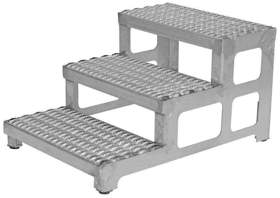 24" x 36" Stainless Steel Adjustable Serrated Step Mate Stand