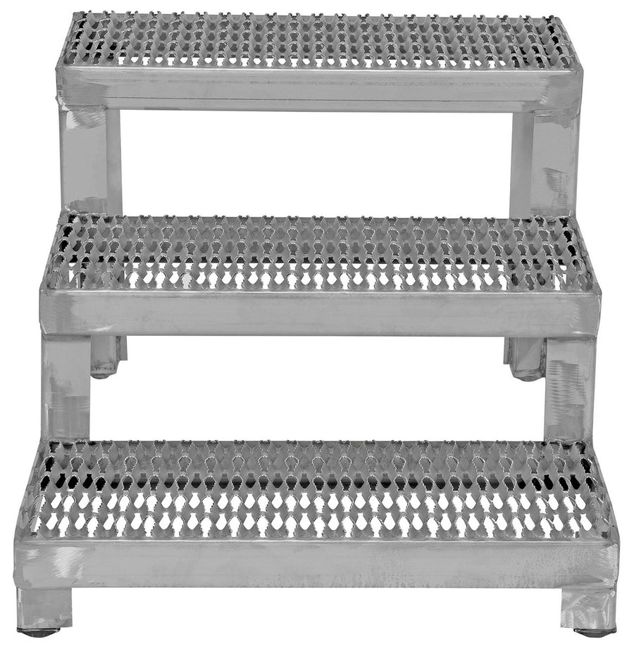 24" x 36" Stainless Steel Adjustable Serrated Step Mate Stand