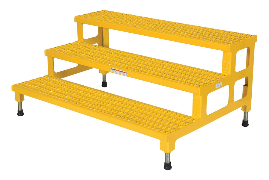 36" x 48" Adjustable-Height Step Stand - 3 Steps