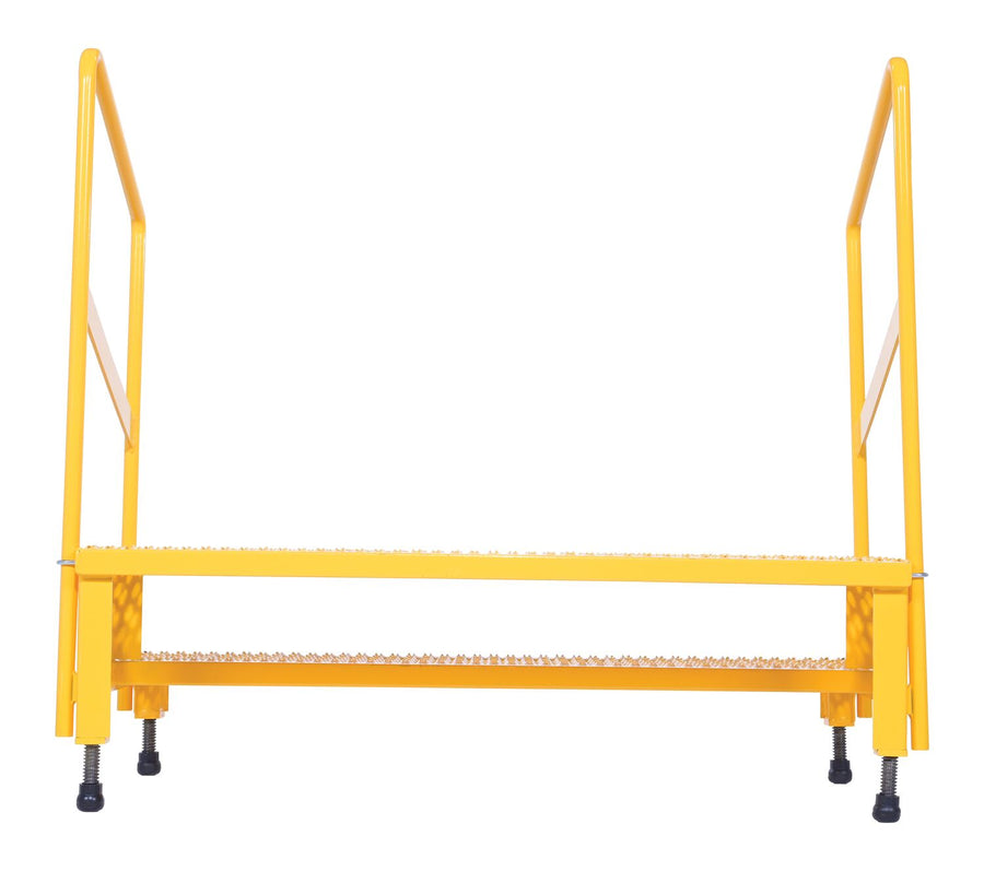ADJ STEP STAND 2 STEP W/HANDRAIL 48 X 23 - Model ASP-48-HR