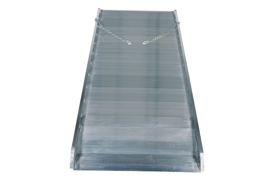 38"W x 10'L Overlapping Style Aluminum Walk Ramp