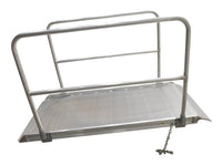 Thumbnail for ALUM WALK RAMP W/RAIL OVERLAP 84 X 38 IN
