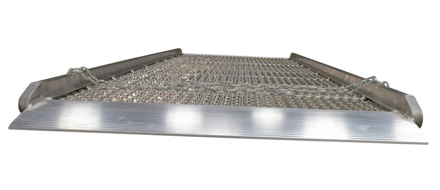 38"W x 10'L Grating Style Aluminum Walk Ramp