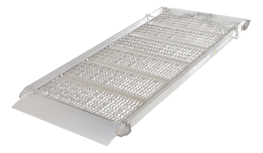 38"W x 7'L Grating Style Aluminum Walk Ramp