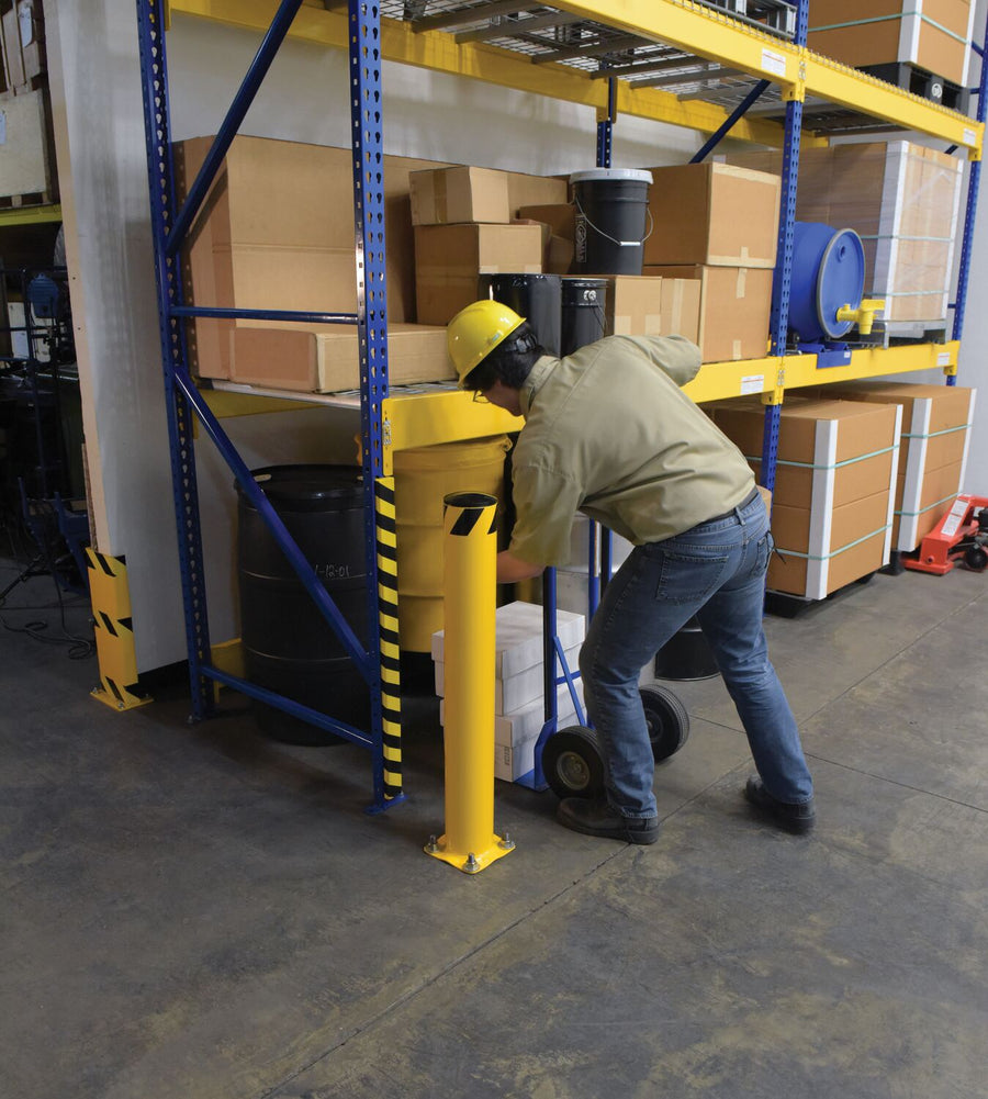 STEEL PIPE SAFETY BOLLARD 42 X 5-1/2 IN
