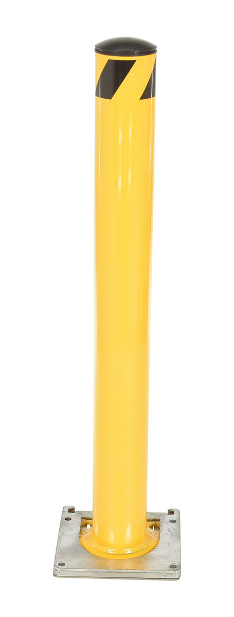 42"H x 4.5"D Removable Surface Mounted Steel Bollard