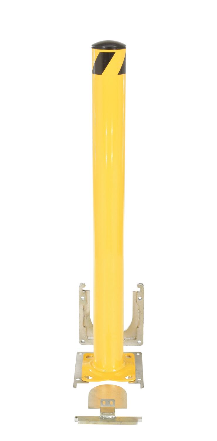 48"H x 4.5"D Removable Surface Mounted Steel Bollard
