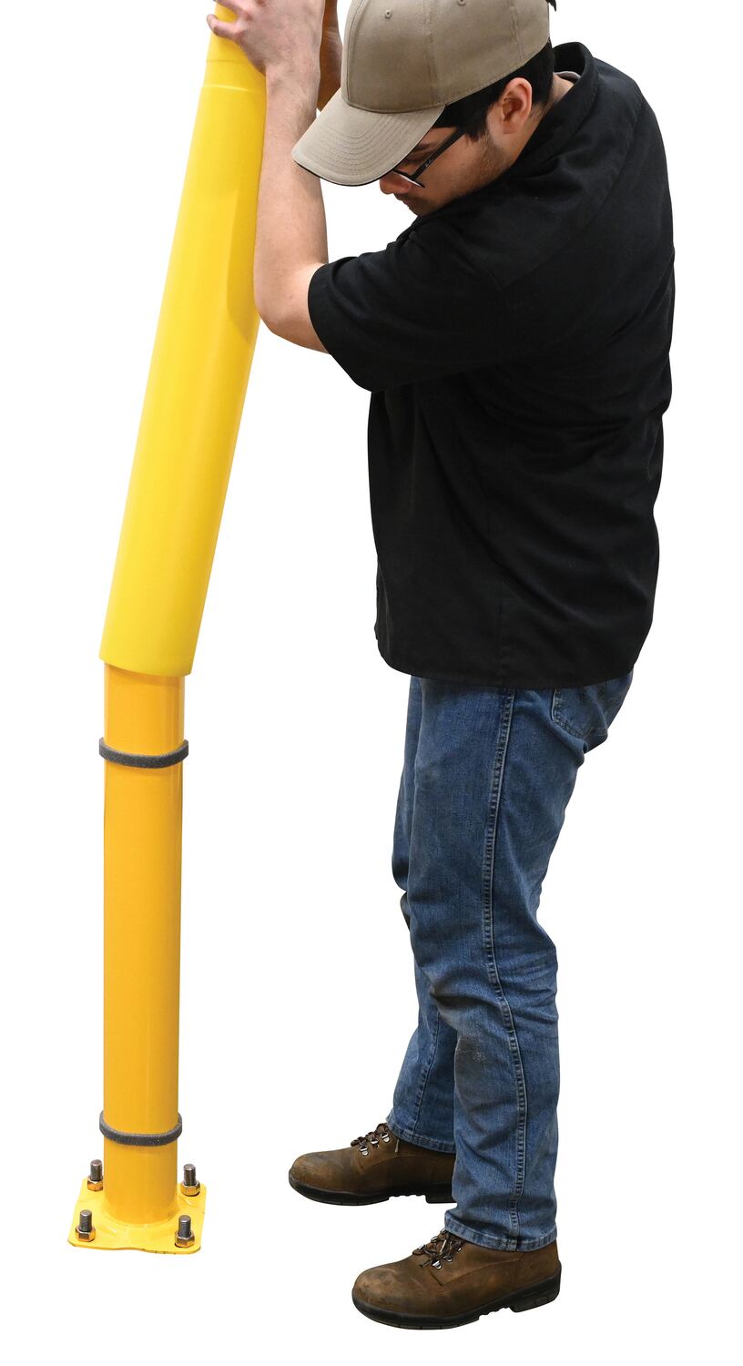 4.5"Dia x 24" Plastic Bollard Cover