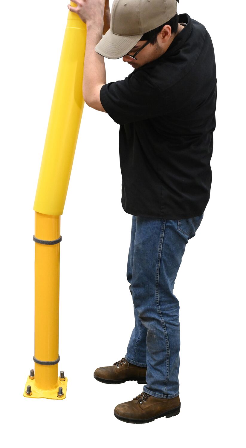 4.5"Dia x 36" Plastic Bollard Cover