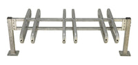 Thumbnail for GALVANIZED BICYCLE RACK 45.88X25X14.38 - Model BR-M3D-GAL