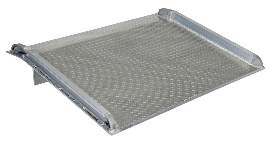 60" x 48" Aluminum Dockboard w/ Weld Aluminum Curb - 10,000-lbs Capacity