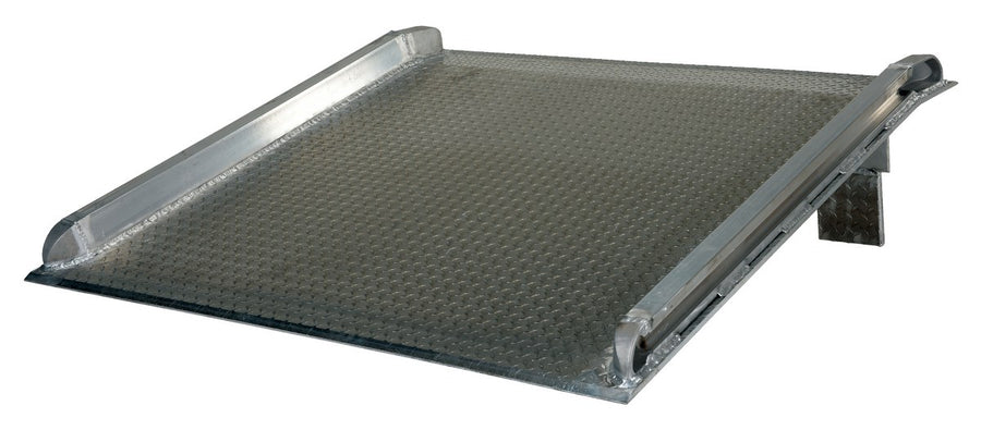 60" x 48" Aluminum Dockboard w/ Weld Aluminum Curb - 15,000-lbs Capacity
