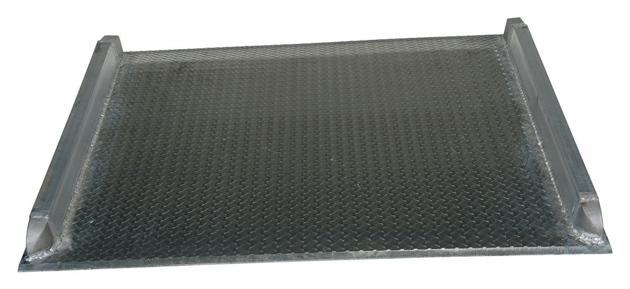 60" x 48" Aluminum Dockboard w/ Weld Aluminum Curb - 15,000-lbs Capacity