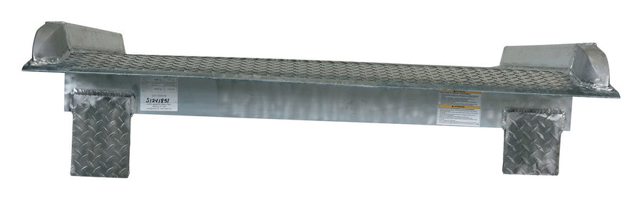 60" x 48" Aluminum Dockboard w/ Weld Aluminum Curb - 15,000-lbs Capacity