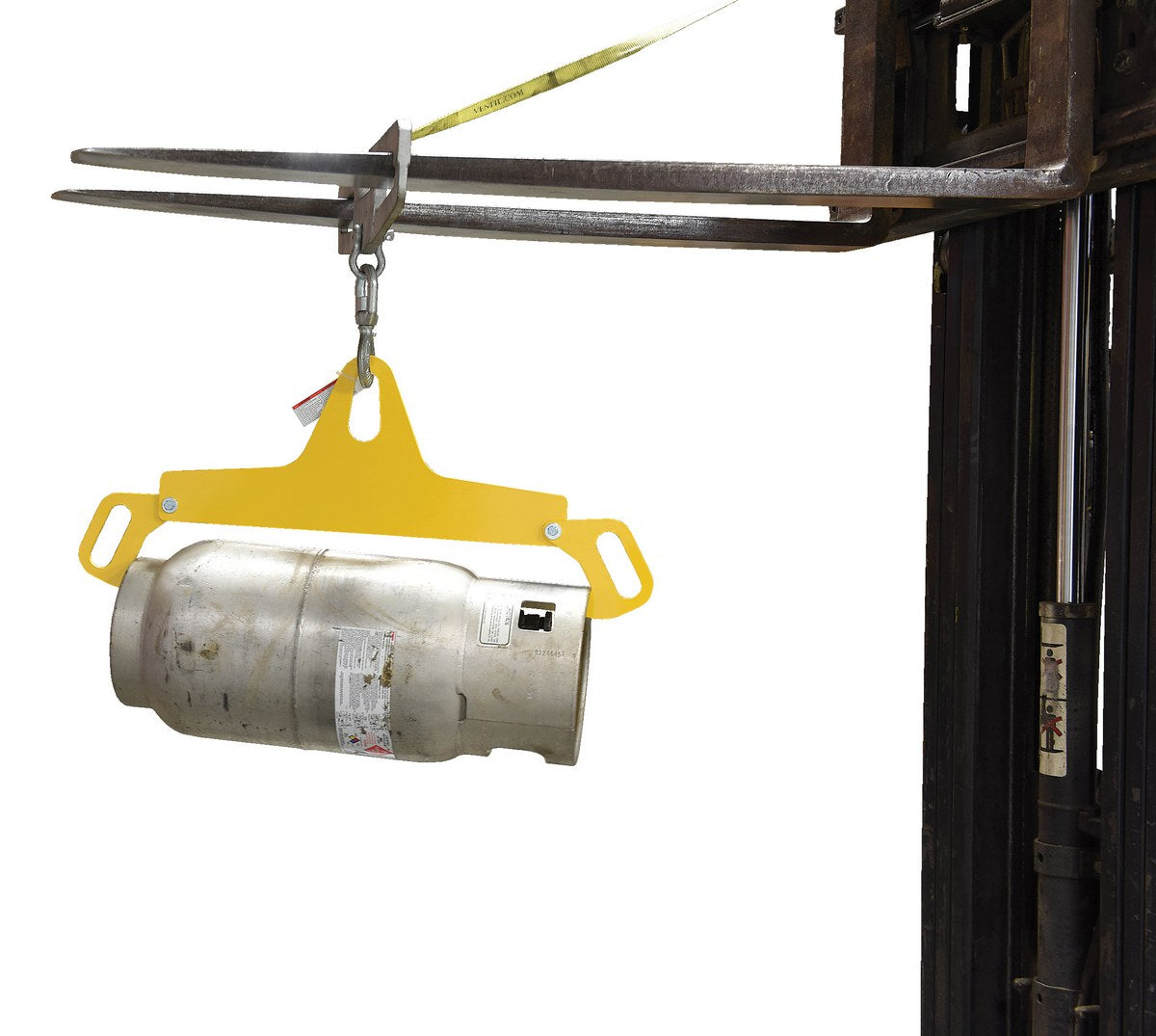 LP TANK LIFT - POWDER COAT YELLOW