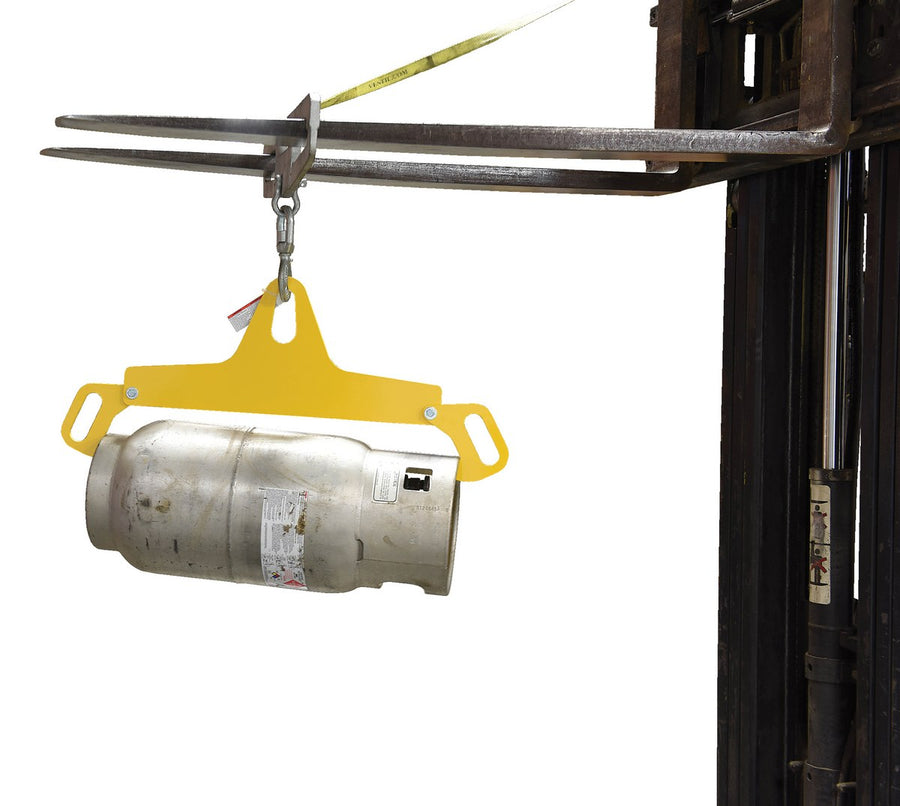LP TANK LIFT - POWDER COAT YELLOW