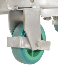 Thumbnail for Stainless Steel Scissor 304 Cart 20-1/4 In. x 39-3/8 In. 1000 Lb. Capacity Silver