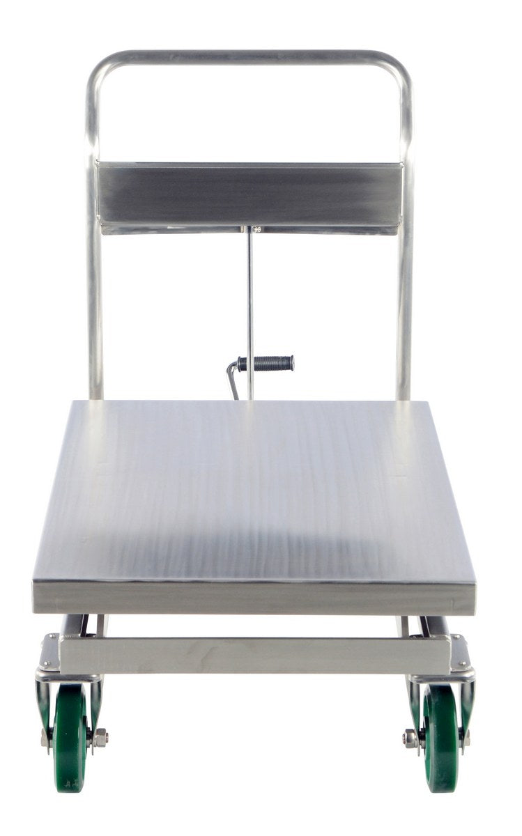 SS HYDRAULIC SCISSOR CART 1.1K 35.5X23.5