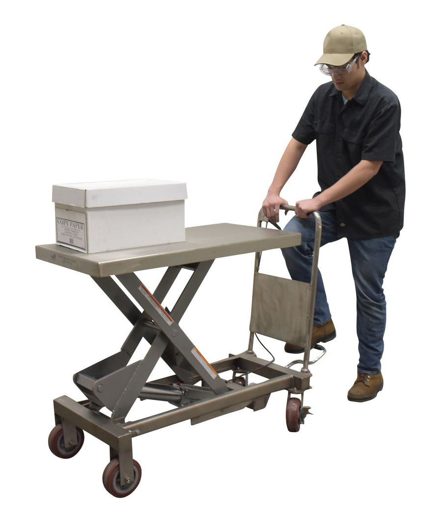 SS SINGLE SCISSOR CART 1.75K 20 X 39.5